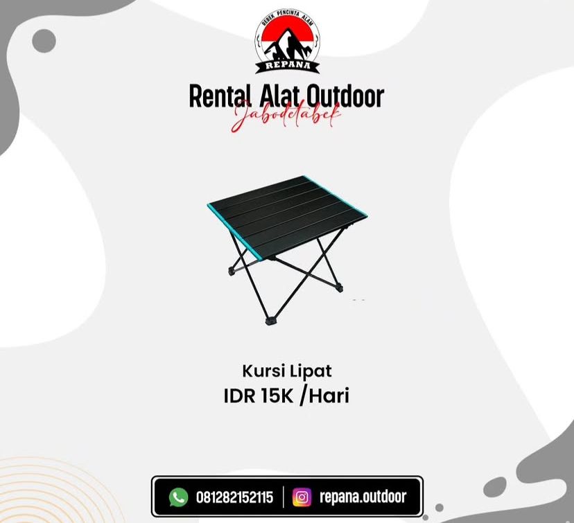 Meja Lipat Portable